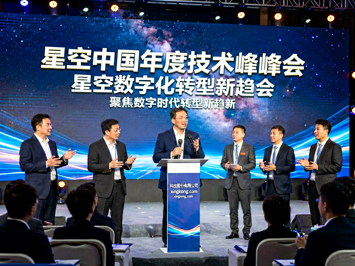 星空中国年度技术峰会现场，多位行业专家发表主题演讲